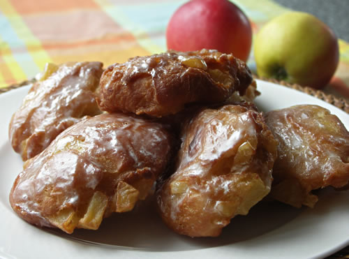 Rezept für Apple Fritter wie bei Dunkin Donuts