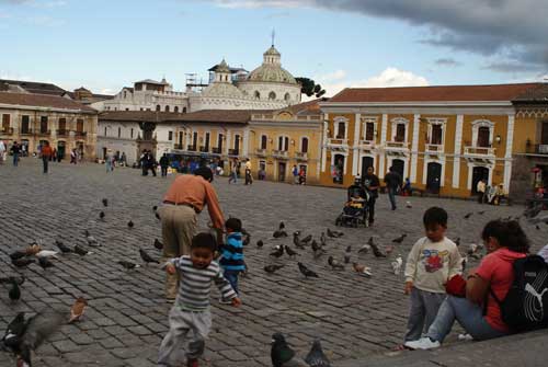 Plaza San Francisco in Quito