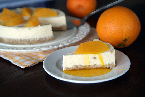 Orangen-Ingwer-Cheesecake