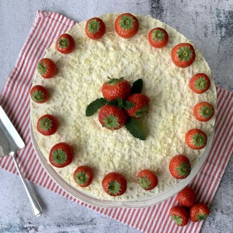 Erdbeer-Mascarpone-Torte zum Muttertag