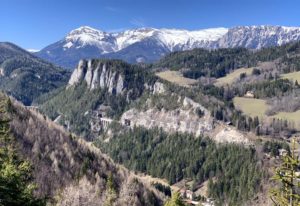 20-Schilling-Blick auf den Schneeberg in Niederösterreich