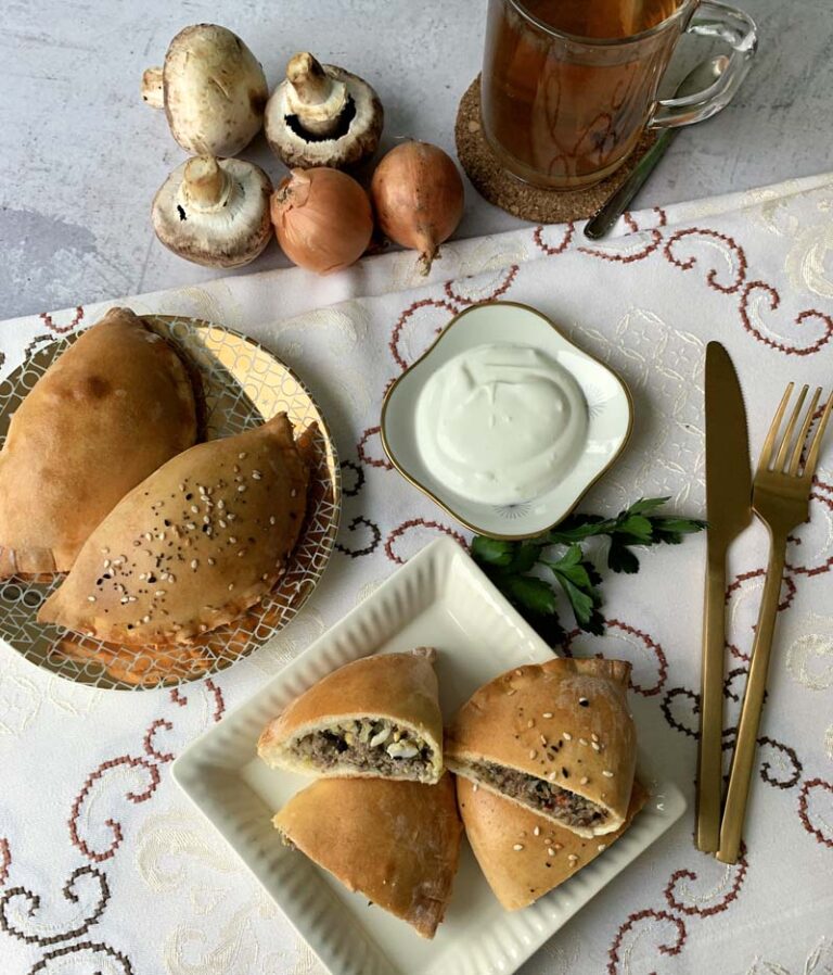 Kulinarische Weltreise Russland Pilz und HackPierogi