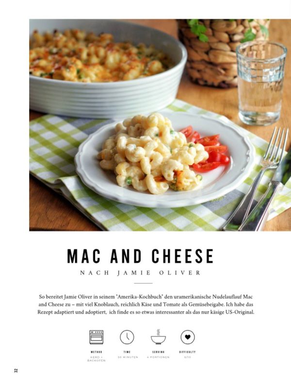 Inhalt Kochbuch USA kulinarisch