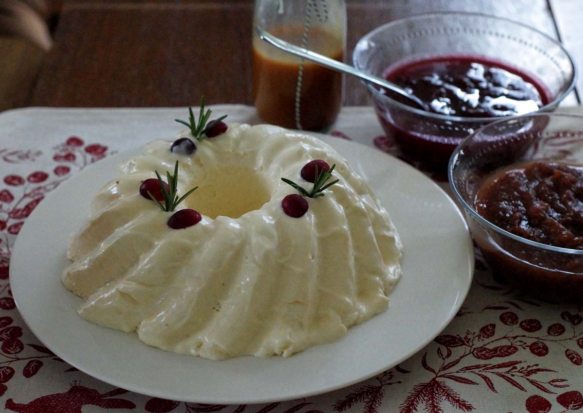 Dessert Weihnachten - Joghurt-Honig-Mousse