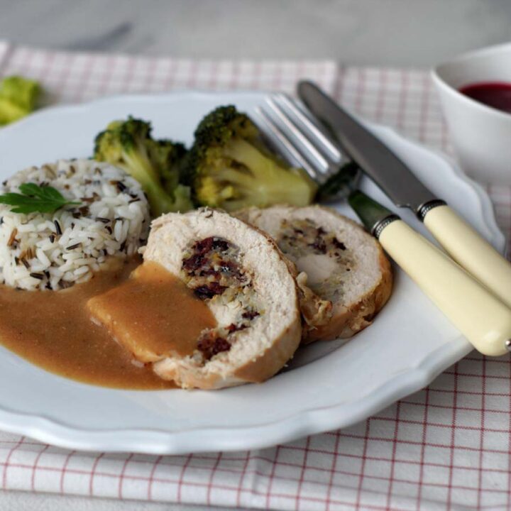 Rezept für gefüllte Putenbrust aus dem Slowcooker