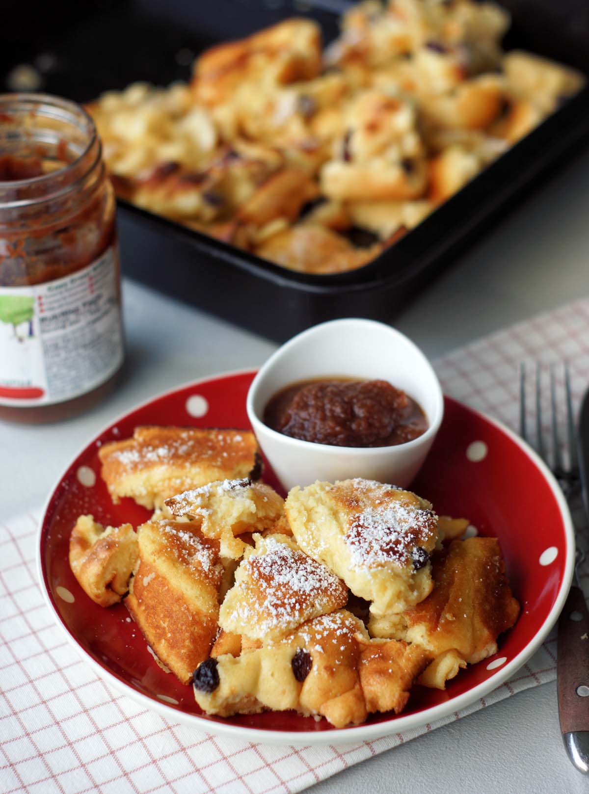 Rezept für Quarkschmarrn für viele aus dem Backofen