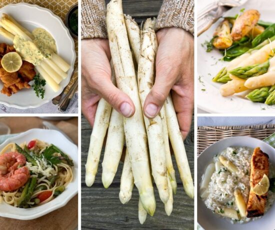 Spargelmenüs zum Frühling, Rezepte für Gäste