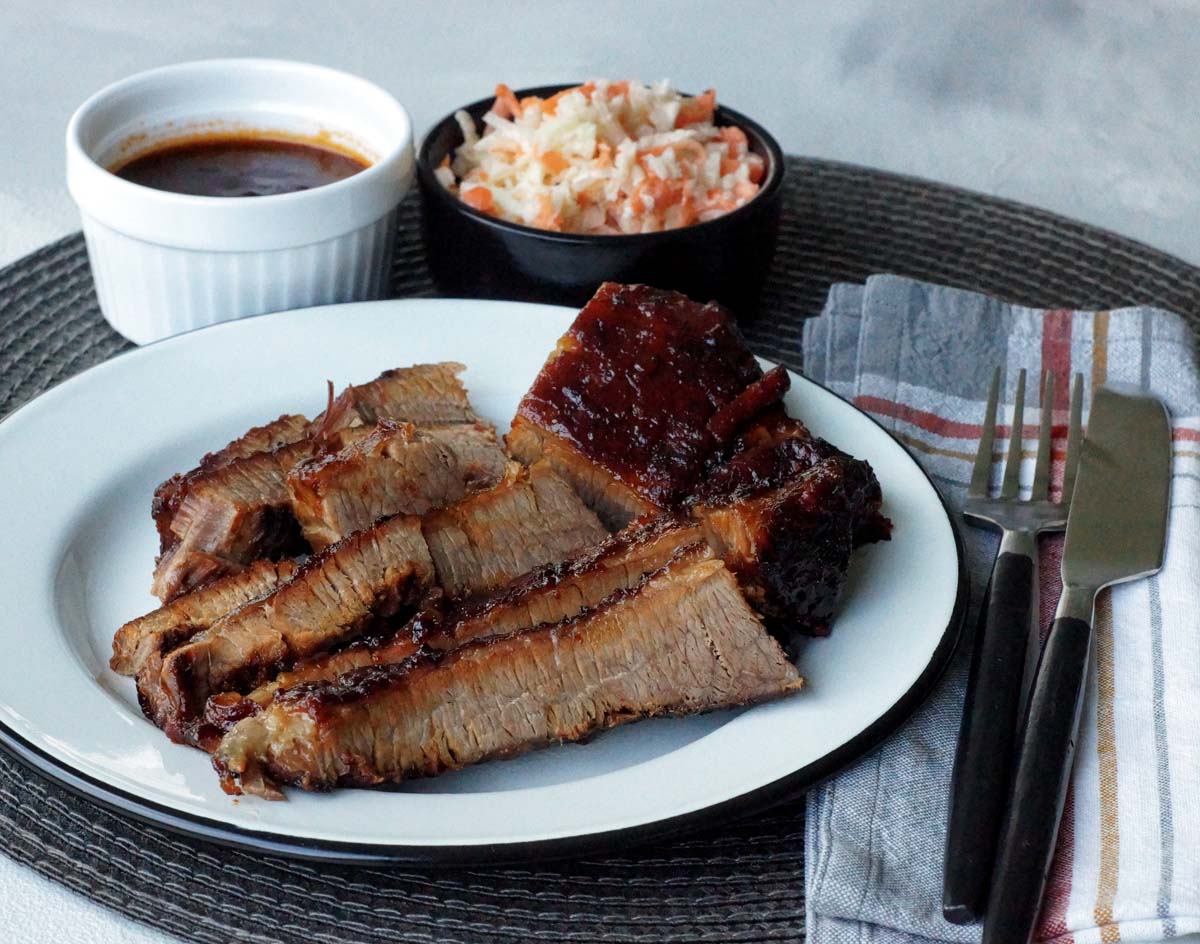 Rezept für BBQ Brisket (Rinderbrust) aus dem Slowcooker