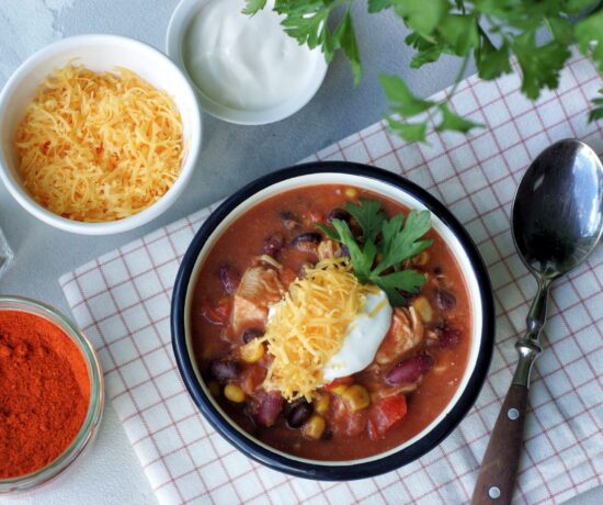 Rezept für Chicken Chili aus dem Slowcooker
